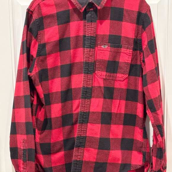 Hollister Buffalo Print Flannel Shirt - Picture 7 of 7